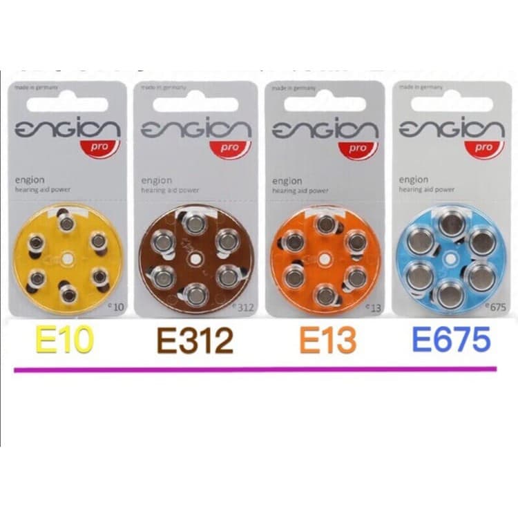 Baterai E13 E10 E675 E312 - Baterai P13 P10 P675 P312 ENGION - Baterai Power One Alat Bantu Dengar