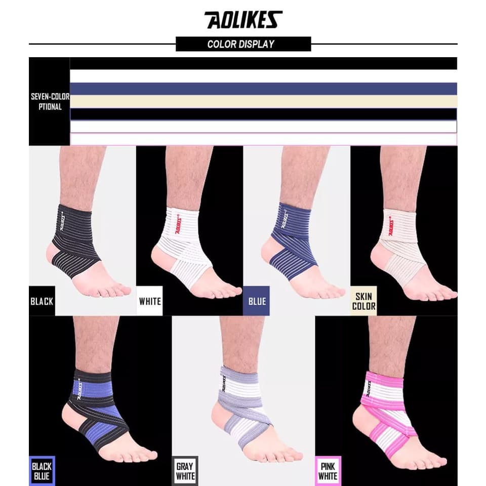 AOLIKES 1526 Ankle Support Pergelangan Lengan Kaki Perban Ankle Strap Kaki