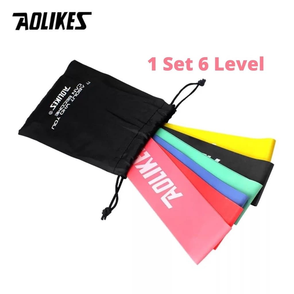 AOLIKES 3601 Resistance Band Fitness Pull Up TALI STRETCHING YOGA GYM Karet Elastis