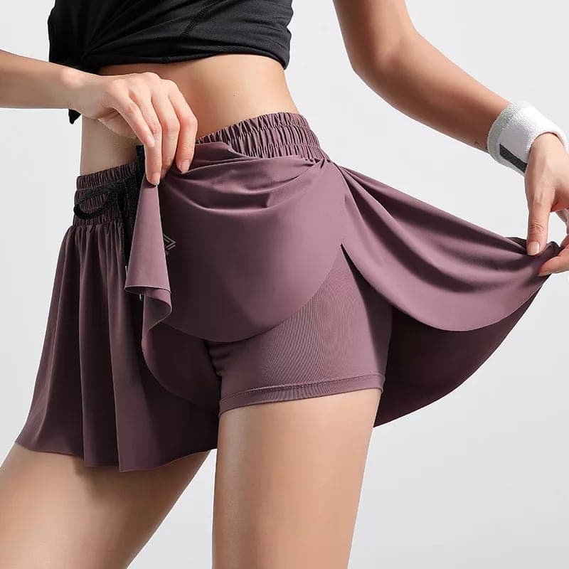 DX05 Celana Training Sport Pendek Wanita Senam Aerobik Gym Fitnes Yoga Hotpants