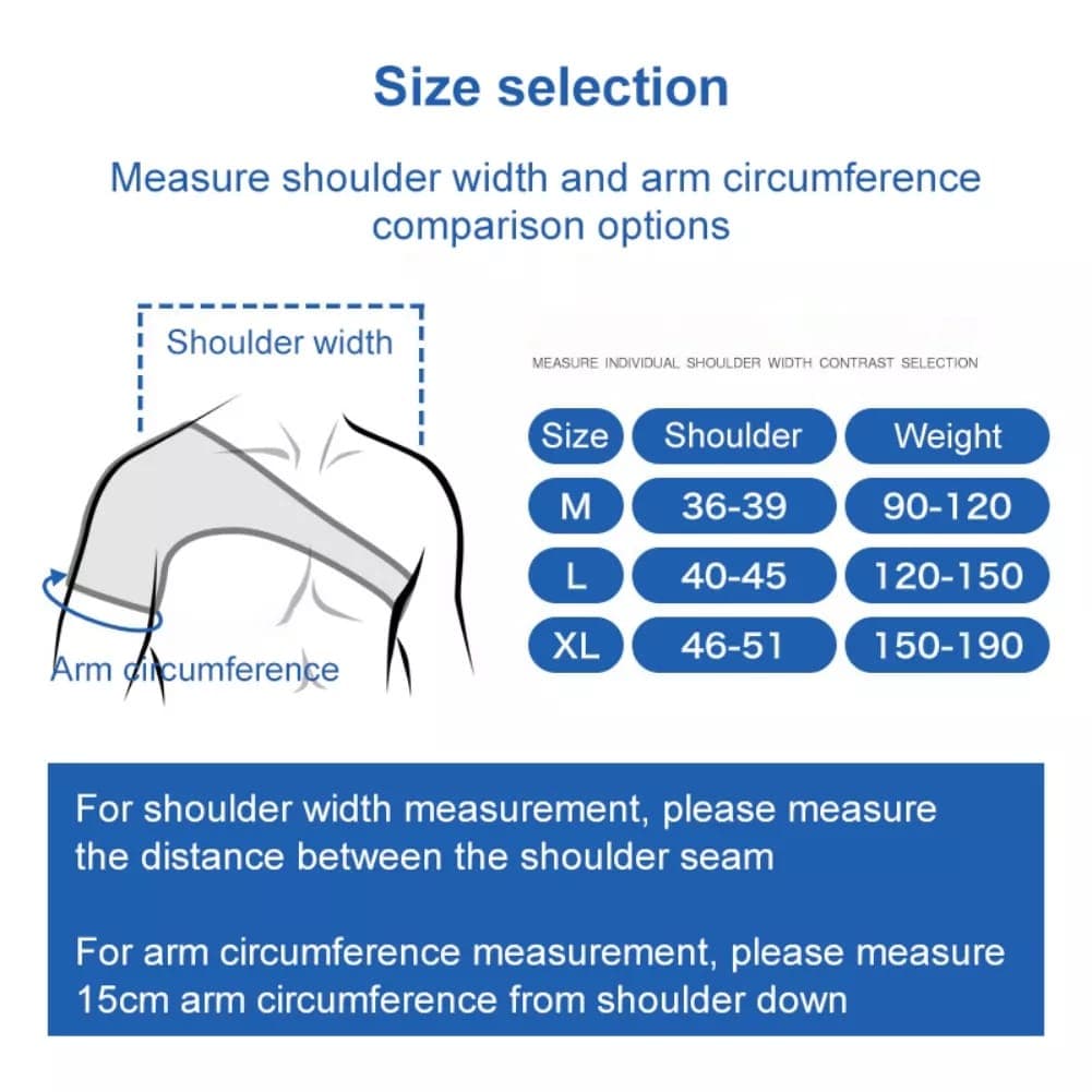 AOLIKES 1695 Penyangga Pelindung Punggung Bahu Cidera Shoulder Support