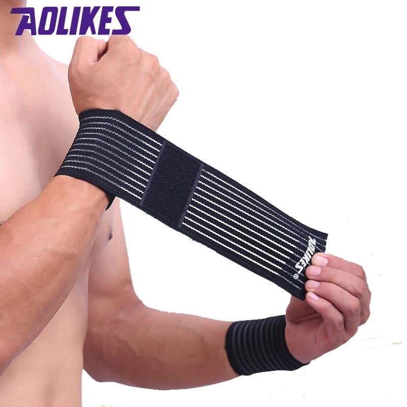 AOLIKES 1536 Wrist Support Bandage Deker Wrist Wrap Pelindung Pergelangan Tangan Terkilir