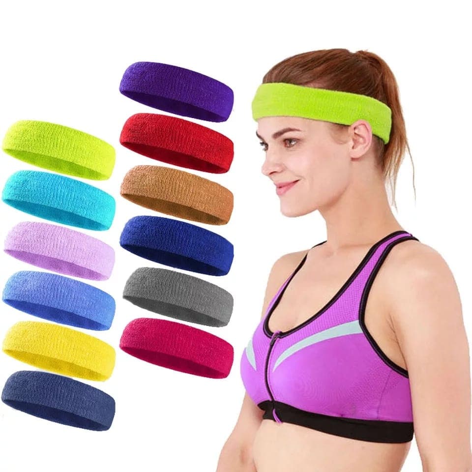 Headband Hairband Sport Running Head Band Pria Wanita Tenis AOLIKES 2106 Pengikat Kepala Bandana