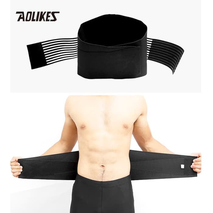 AOLIKES 7992 Penyangga Pinggang Lumbar Waist Back Support Belt Back Pain Gym Fitness Belt