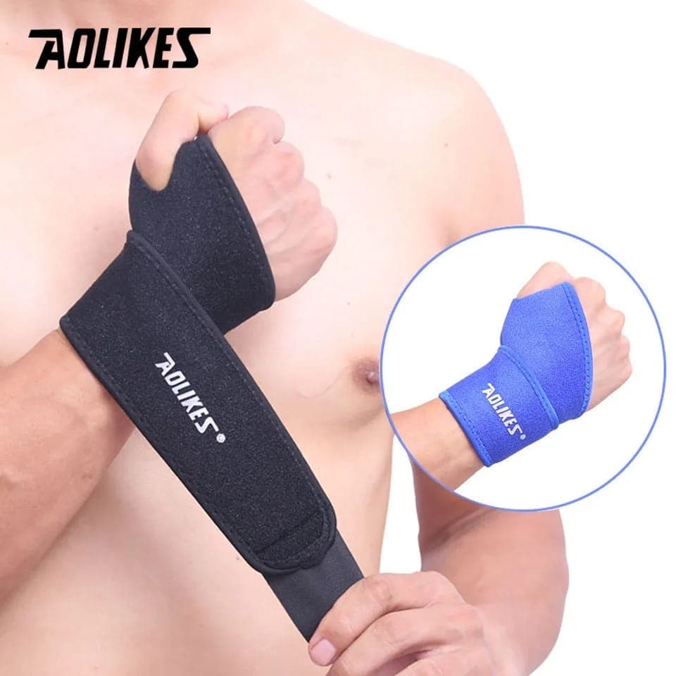 Wrist Band Hand Wrap Wrist Support AOLIKES 7937 Pelindung Pergelangan Lengan Gym Gelang Olahraga