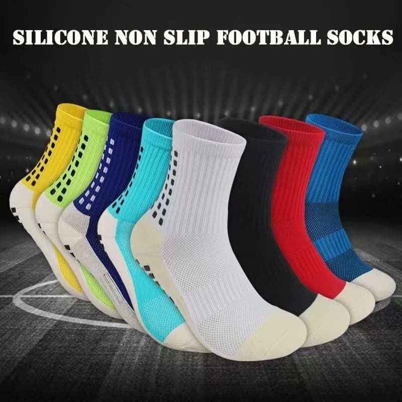 Kaos Kaki Pendek Futsal Sepak Bola Takraw Voli Sport ANTI SLIP Fox GRIP Socks Basket Badminton