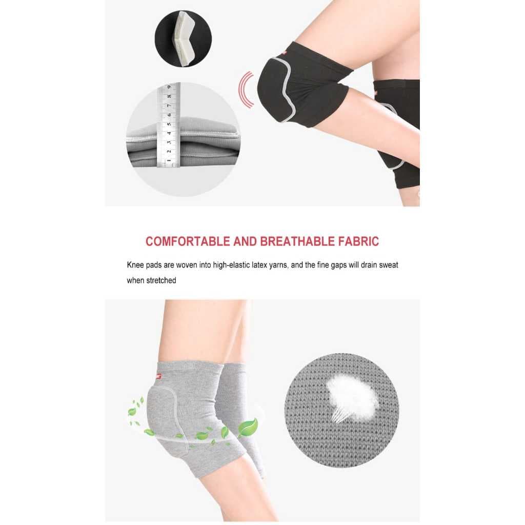 AOLIKES 0210 Kneepad Olahraga Pelindung Lutut Deker - Knee Support Dekker Decker