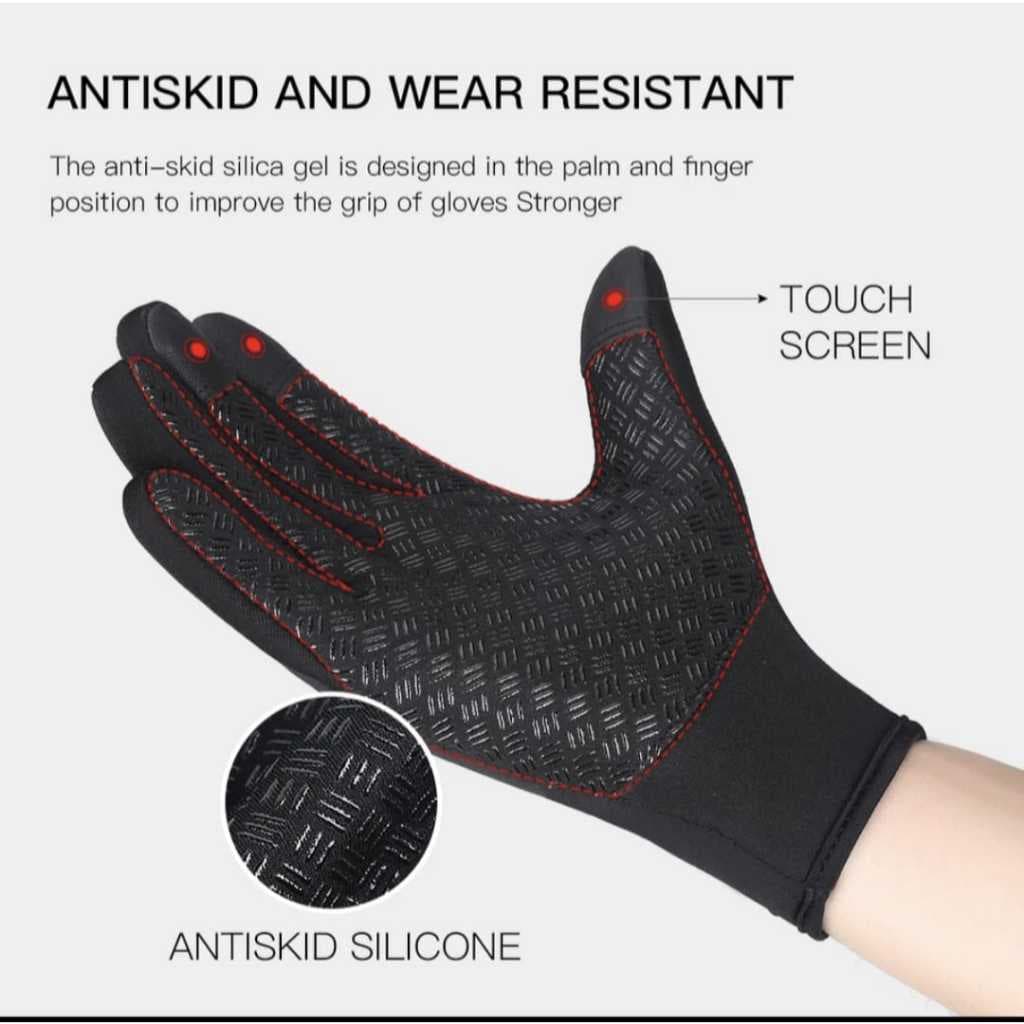 VILICO Sarung Tangan Motor Sepeda Touch Screen Waterproof Gloves