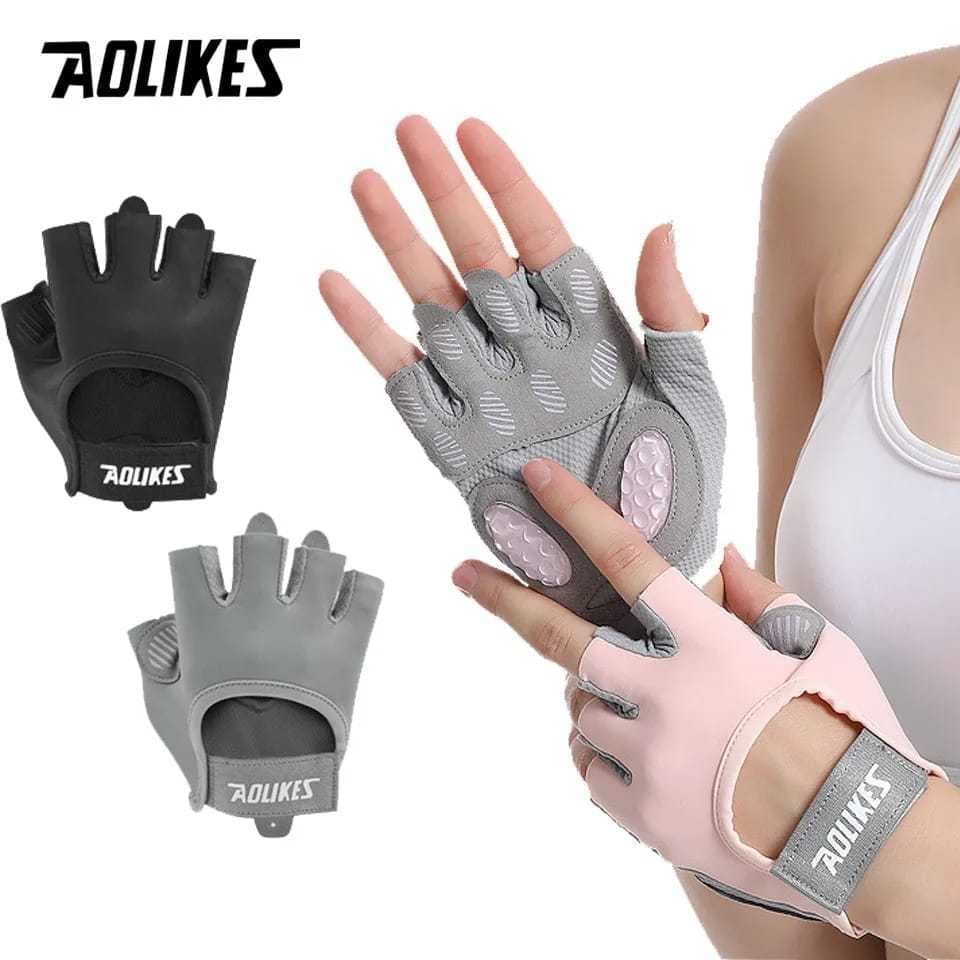 AOLIKES HS121 Sarung Tangan Olahraga Training Bodybuilding Fitness Glove Sport Angkat Beban