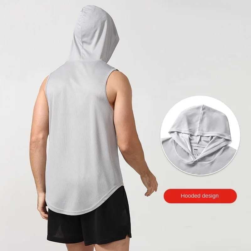 BX002 Singlet Gym Pria Hoodie Hodie Baju Training Pria Hoodie Hodie - Kaos Training Pria Gym Fitness