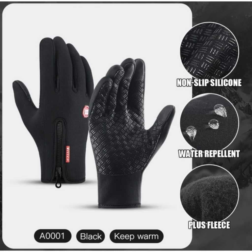 VILICO Sarung Tangan Motor Sepeda Touch Screen Waterproof Gloves
