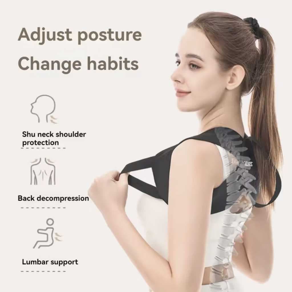 Penyangga Punggung Penegak Punggung Back Posture Bongkok - Sabuk Koreksi Punggung Bungkuk & Bahu Bungkuk AOLIKES 3116