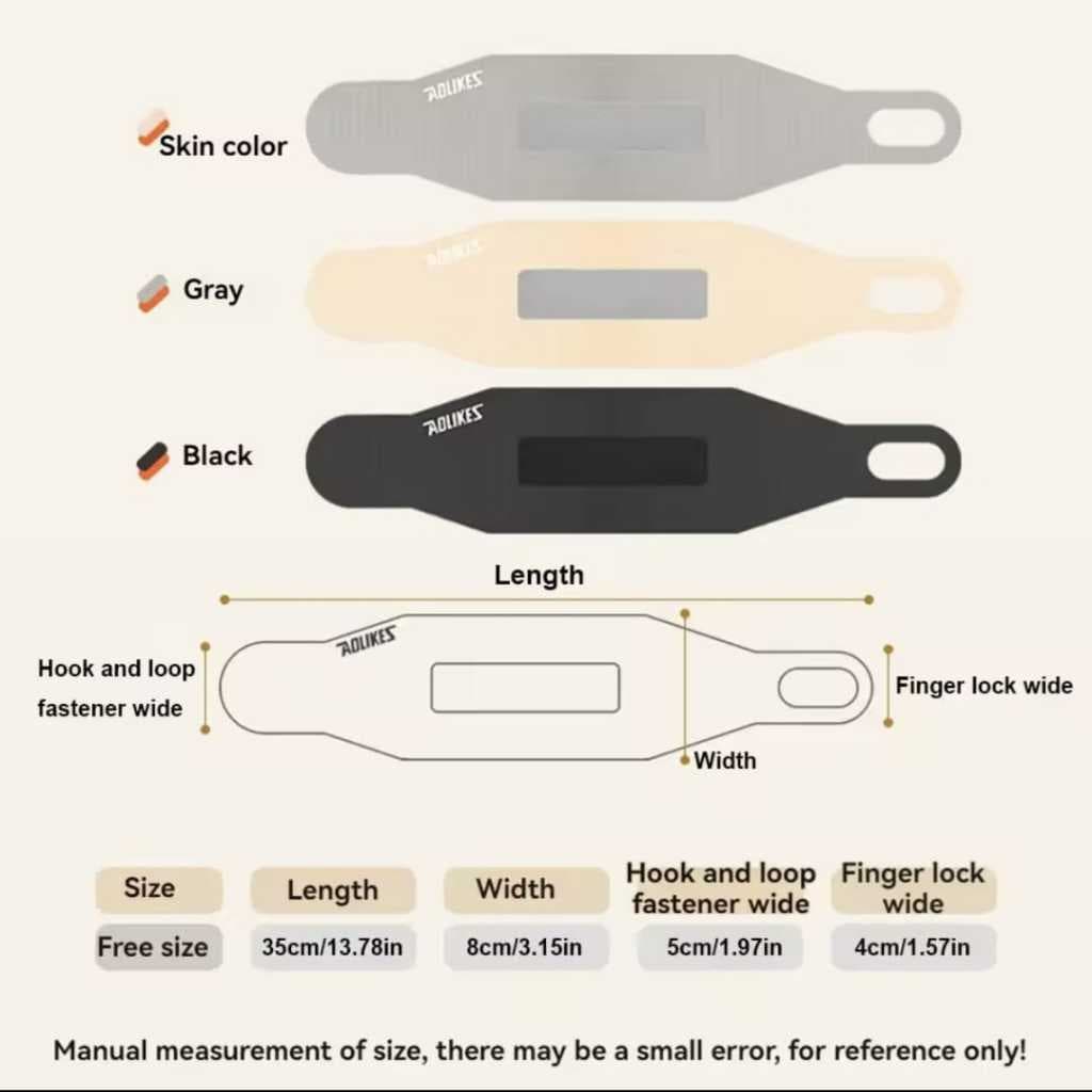 Wrist Support Guard Wrist Band Gym Fitness - Pelindung Pergelangan Tangan Cedera Nyeri AOLIKES 7934