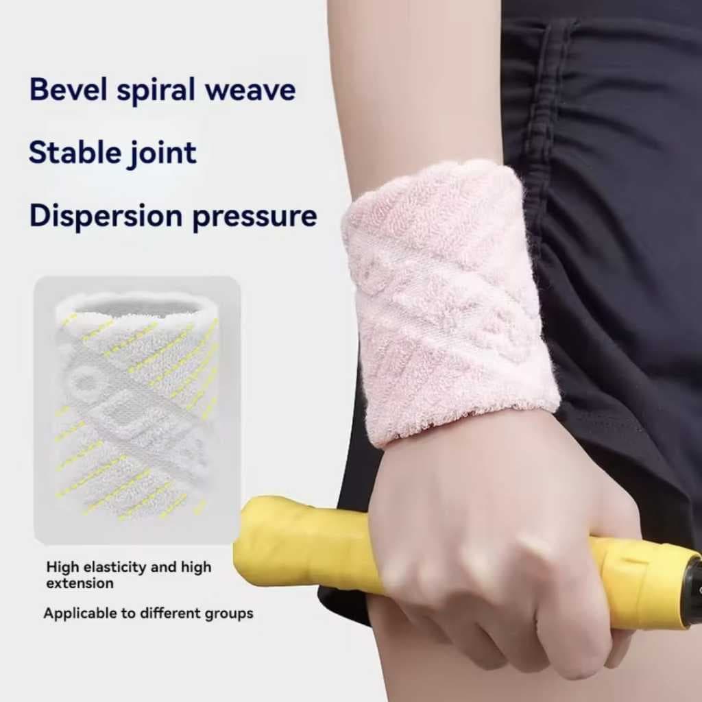 Wrist Band Guard WristBand Handuk Penyerap Keringat - Sweatband Pergelangan Tangan AOLIKES 0238