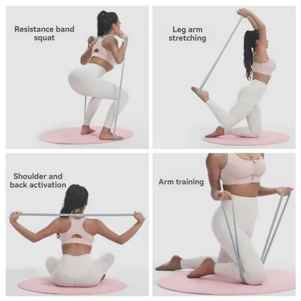 Resistance Band Pull Up Kaki Gym Fitnes Tali Karet Elastis Workout Fitness Yoga Pilates AOLIKES 3612
