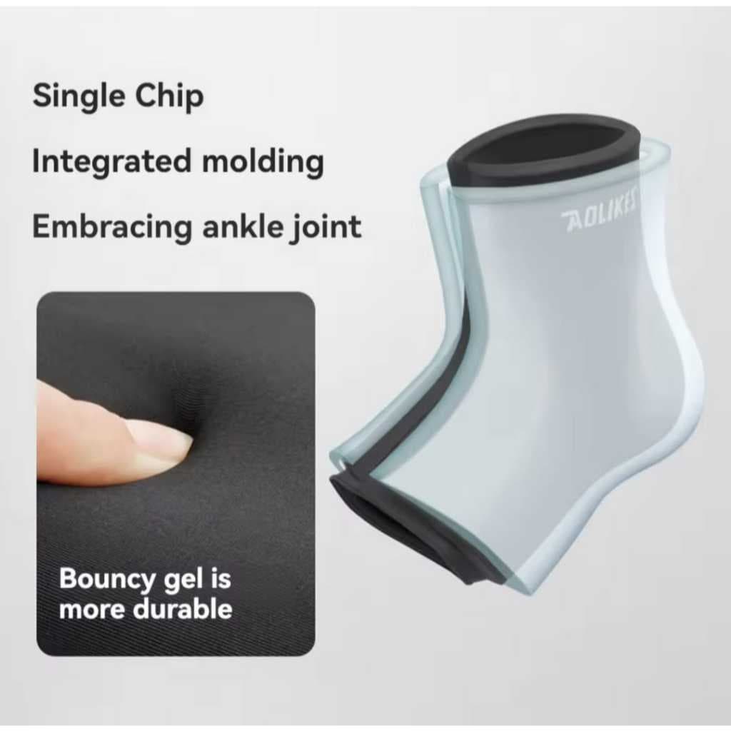 Ankle Support Guard Gel Ice Pack Hot Kompres - Pelindung Pergelangan Kaki Ankle Cedera Otot Keseleo Terkilir AOLIKES 3703