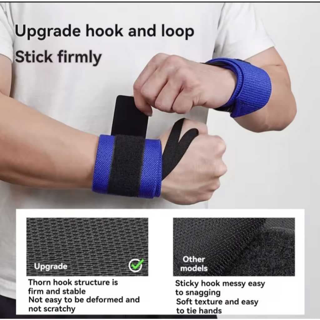 Hand Wrist Wrap Gym Pelindung Pergelangan Tangan - Wrist Band Support Lifting Fitness Angkat Beban AOLIKES 1530