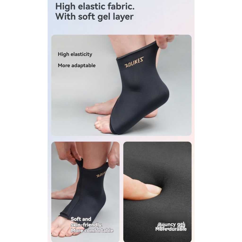 Ankle Support Guard Gel Ice Pack Hot Kompres - Pelindung Pergelangan Kaki Ankle Cedera Otot Keseleo Terkilir AOLIKES 3703