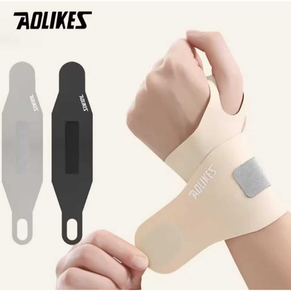 Wrist Support Guard Wrist Band Gym Fitness - Pelindung Pergelangan Tangan Cedera Nyeri AOLIKES 7934