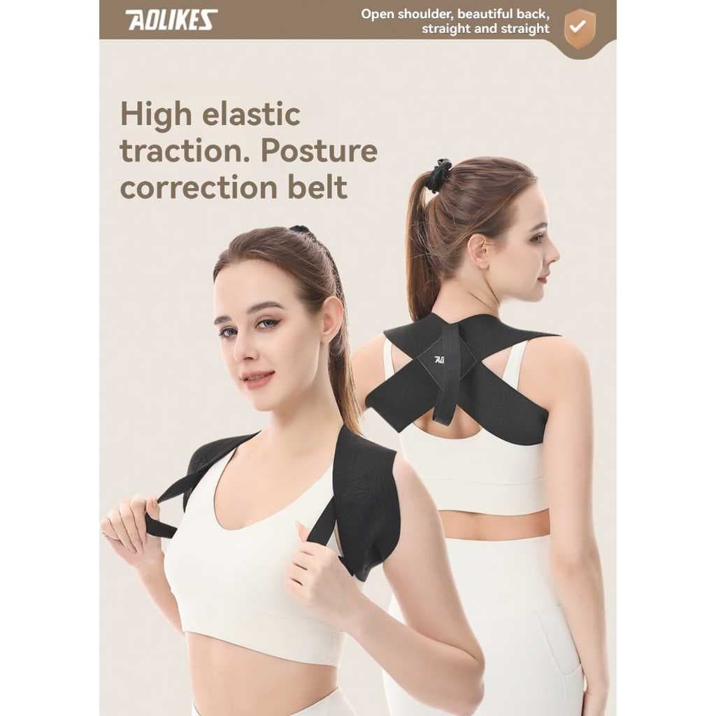 Penyangga Punggung Penegak Punggung Back Posture Bongkok - Sabuk Koreksi Punggung Bungkuk & Bahu Bungkuk AOLIKES 3116