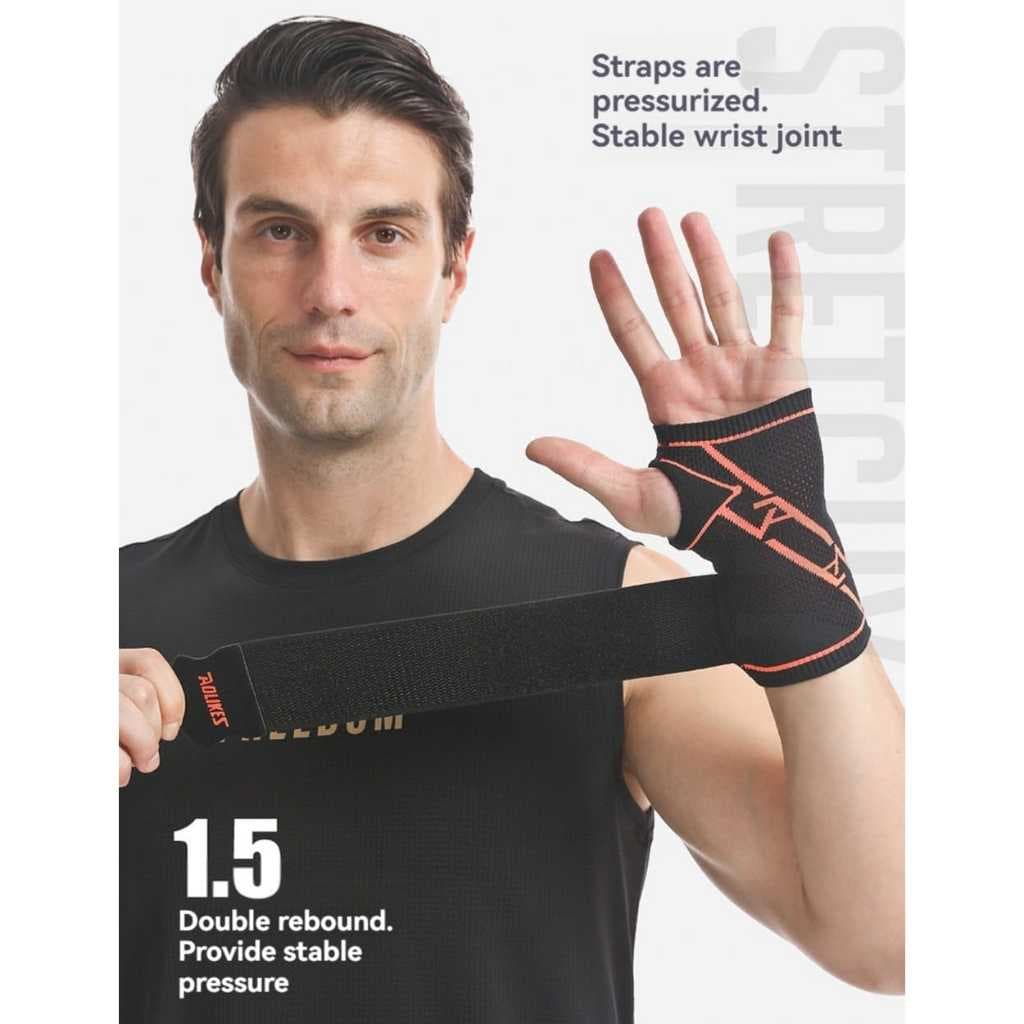 AOLIKES 8201 Wristband Hand Wrap Wrist - Pelindung Pergelangan Lengan Tangan Terkilir