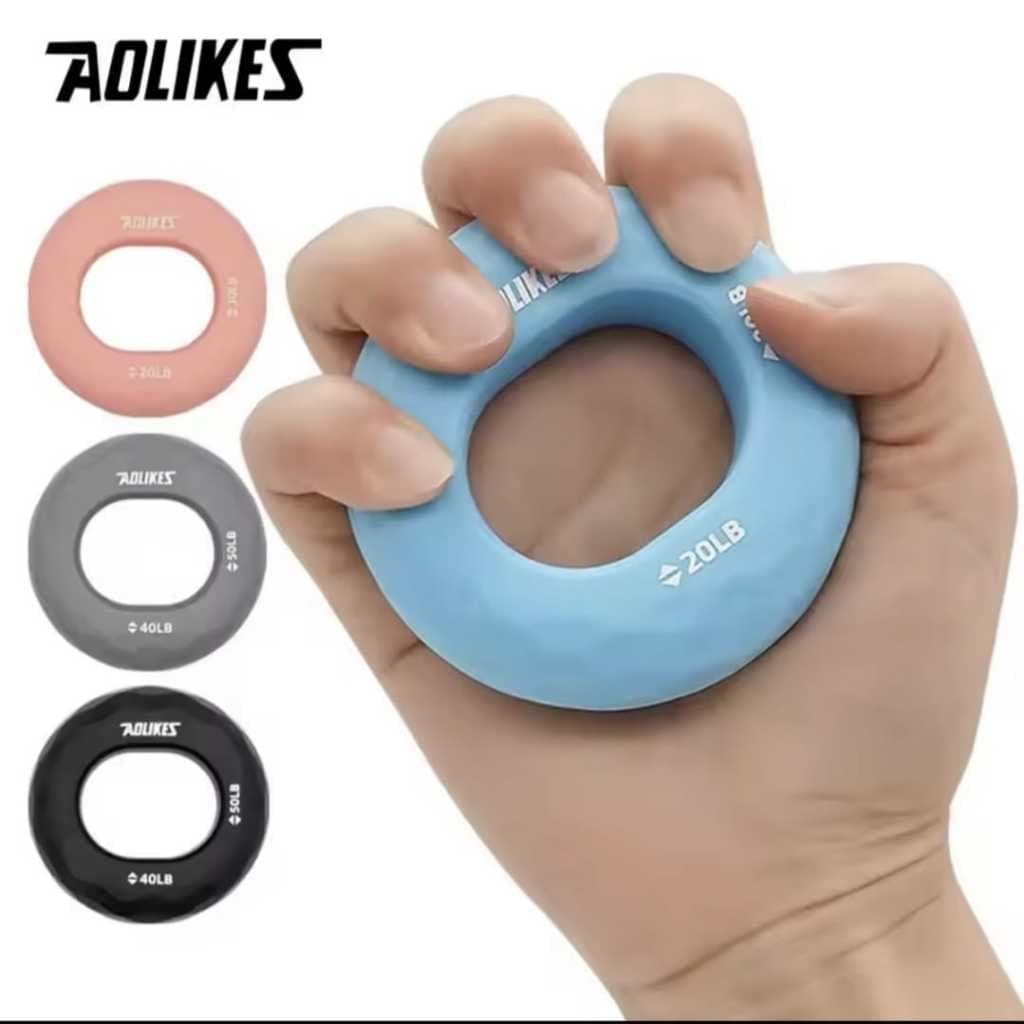 AOLIKES 3502 Silicone Silikon Grip Handgrip Alat Bantu Latihan Otot Tangan Lengan Arm Fitness Hand Grip