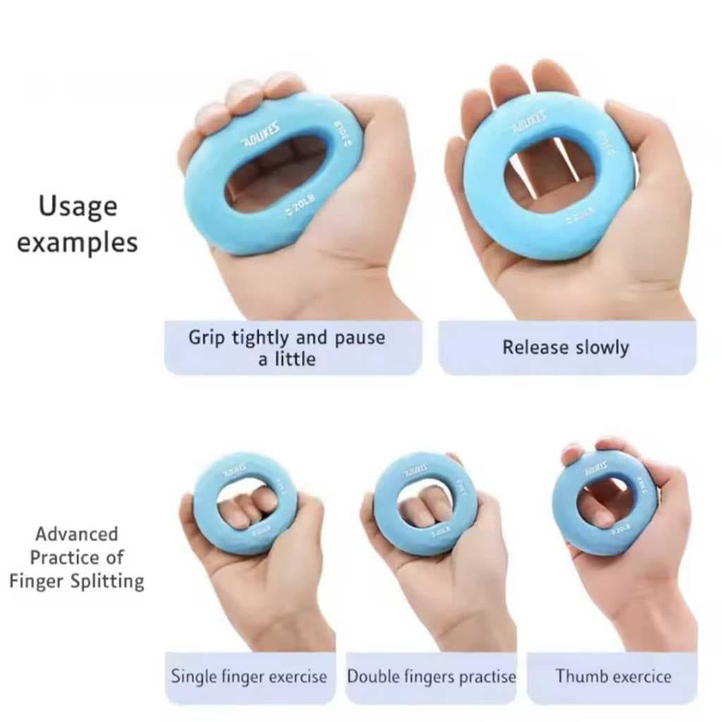AOLIKES 3502 Silicone Silikon Grip Handgrip Alat Bantu Latihan Otot Tangan Lengan Arm Fitness Hand Grip