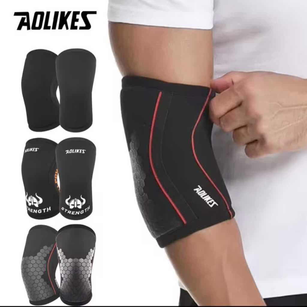 AOLIKES 7944 Pelindung Lengan Siku Deker Dekker Elbow Pad Olahraga Gym