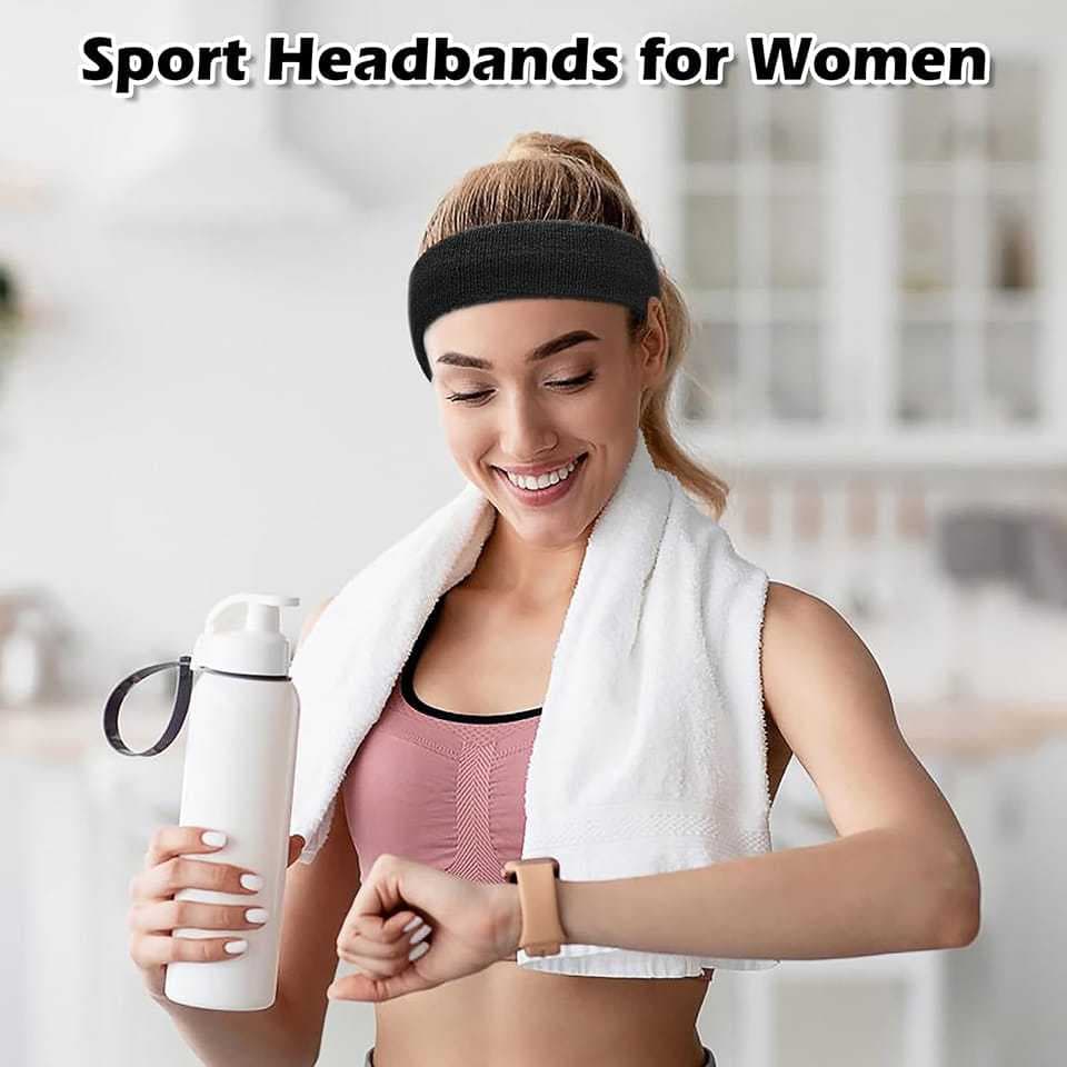 Headband Hairband Sport Running Head Band Pria Wanita Tenis AOLIKES 2106 Pengikat Kepala Bandana