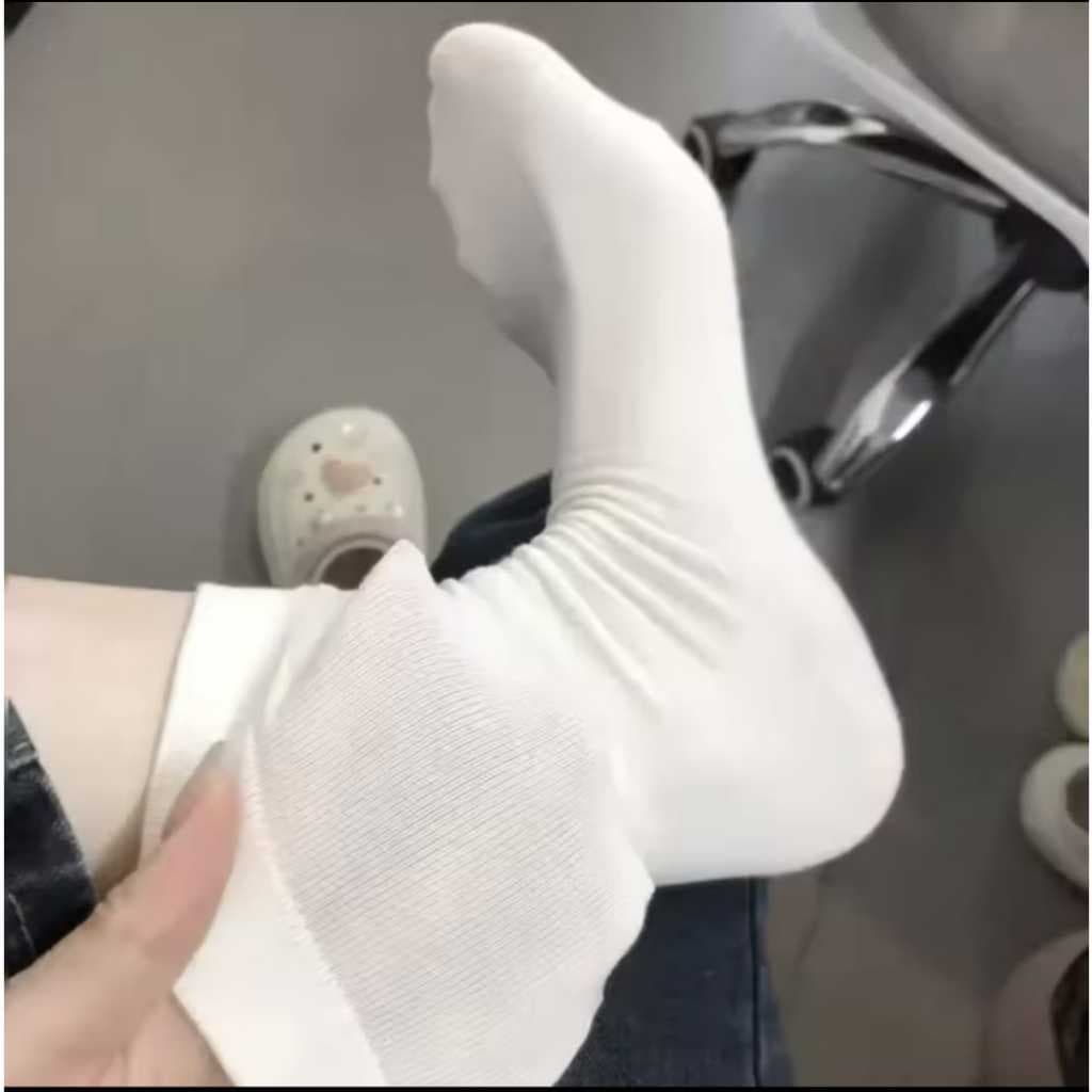 KK15 Kaos Kaki Wanita Pendek Womes Socks - Kaos Kaki Putih Wanita