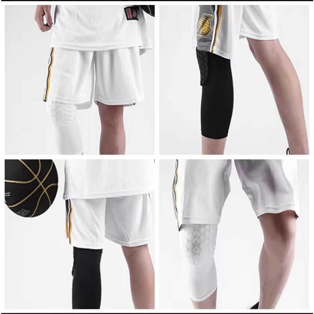 Leg Sleeve Basket Kids Bantalan Pelindung Lutut Olahraga Basket Anak Deker Lutut Anak Support Play Sport Basketball