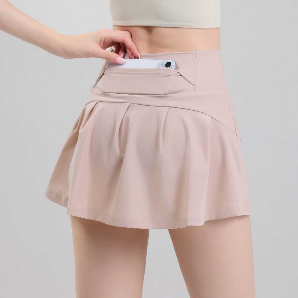 LQ73 Celana Rok Senam Wanita Training Sport Pendek Aerobik Gym Yoga - Celana Tenis Olahraga Wanita