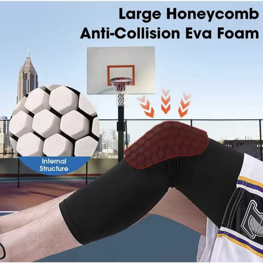 Leg Sleeve Basket Kids Bantalan Pelindung Lutut Olahraga Basket Anak Deker Lutut Anak Support Play Sport Basketball