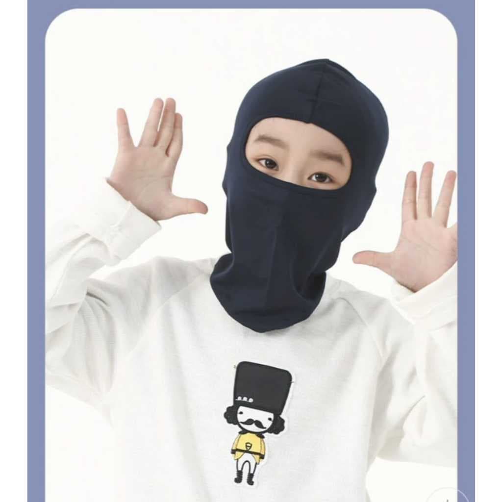 Masker Ninja Balaclava Anak Anti Debu Pelindung Wajah Motor Sepeda Olahraga - RTC