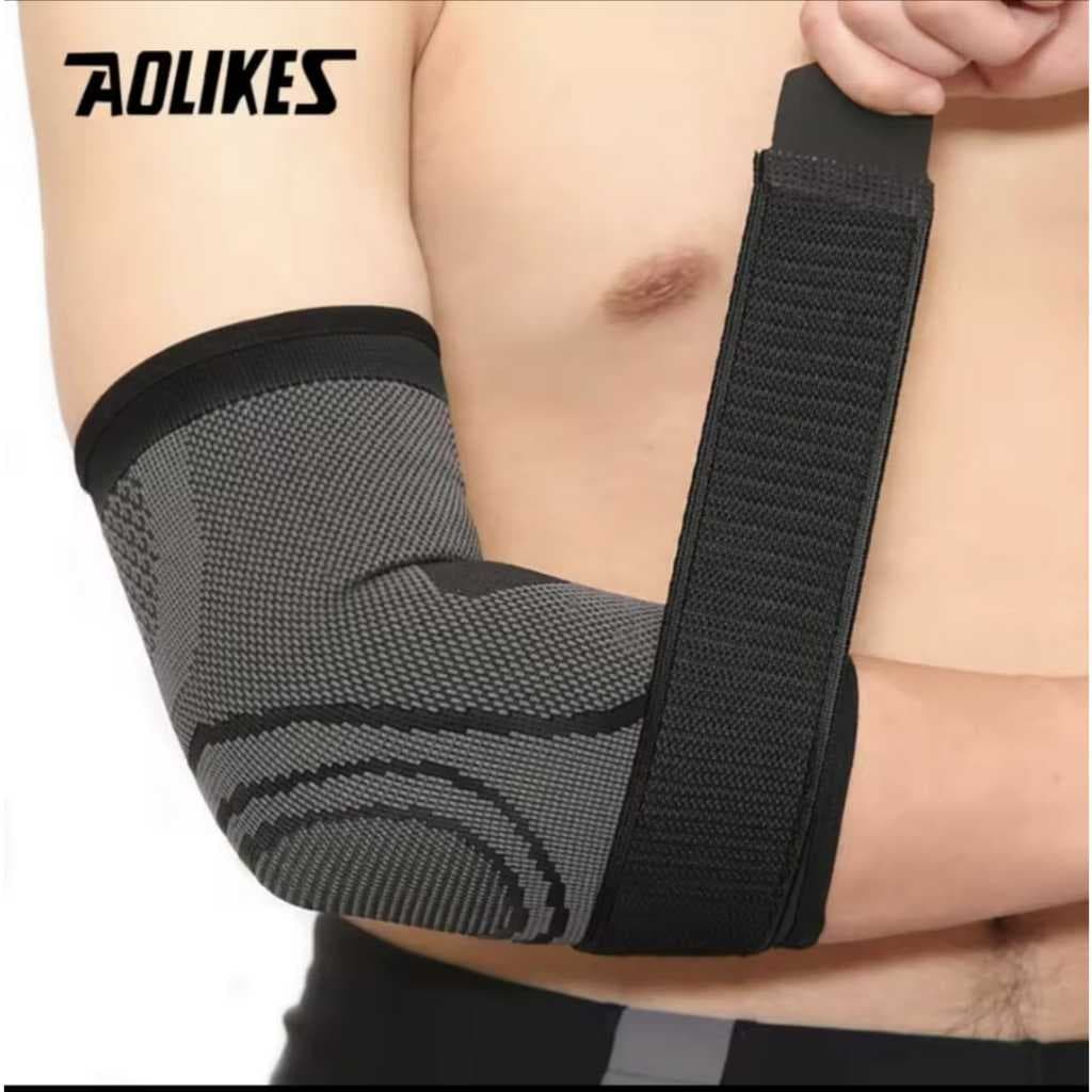 AOLIKES 7548 Elbow Support Elbow Pad Protector Pelindung Siku Fitness Yoga Running Gym