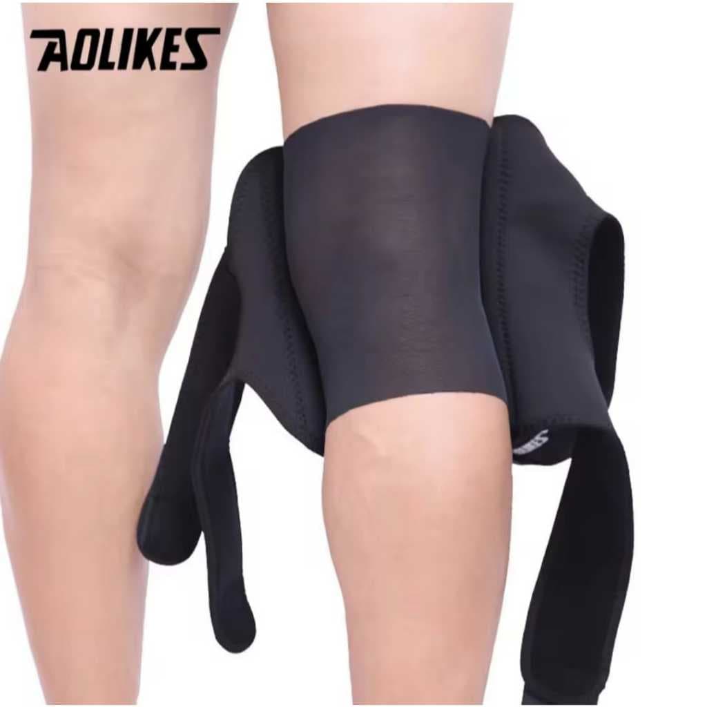 AOLIKES 7913 Knee Support Knee Pad Pelindung Lutut Decker Deker Lutut Cedera Gym Tenis Lari Padel