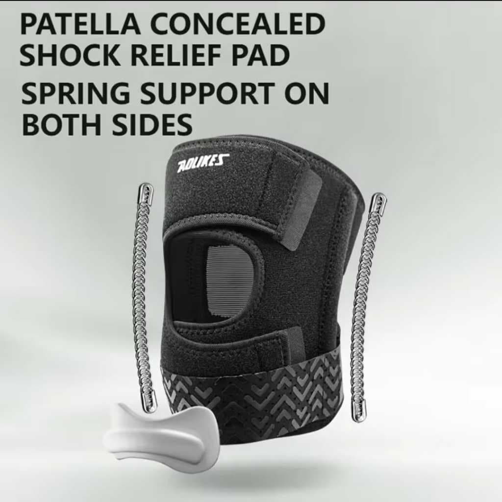 AOLIKES 7602 Knee Support Knee Pad Pelindung Lutut Decker Deker Lutut Cedera Gym Tenis Lari Padel
