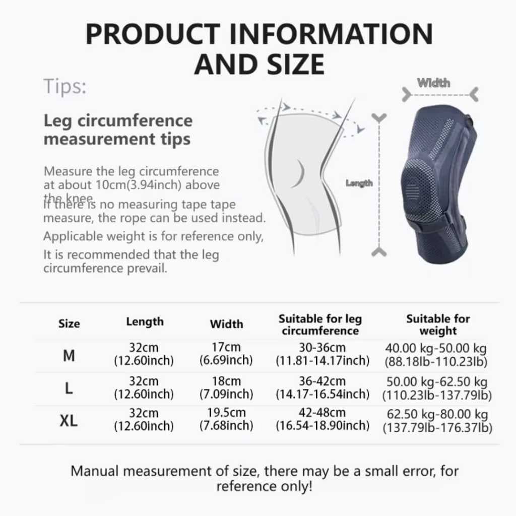 AOLIKES 8603 Deker Pelindung Lutut Knee Support Pad Penyangga Lutut Lari Gym Fitnes Padel Tenis