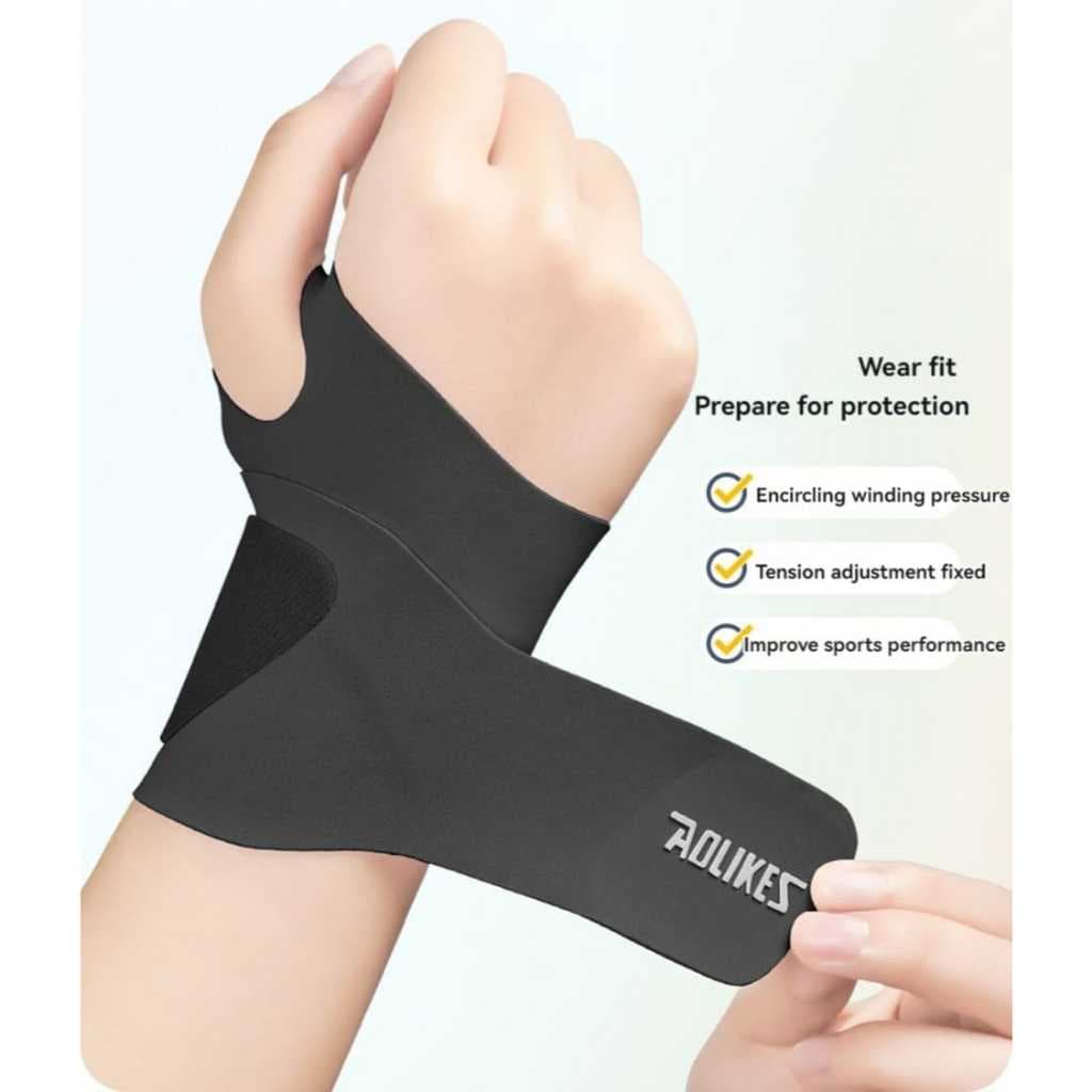 AOLIKES 7935 Hand Wrap Wrist Band Pelindung Lengan Pergelangan Tangan Wrist Support Strap Wristband