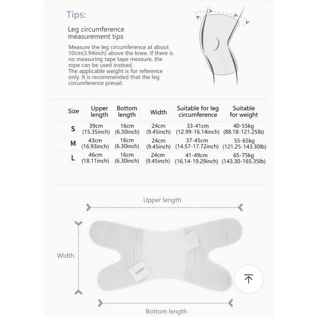 AOLIKES 7600 AOLIKES Deker Pelindung Lutut Olahraga Knee Support Pad - Penyangga Lutut Gym Lari Basket Tenis Padel Anti Cedera