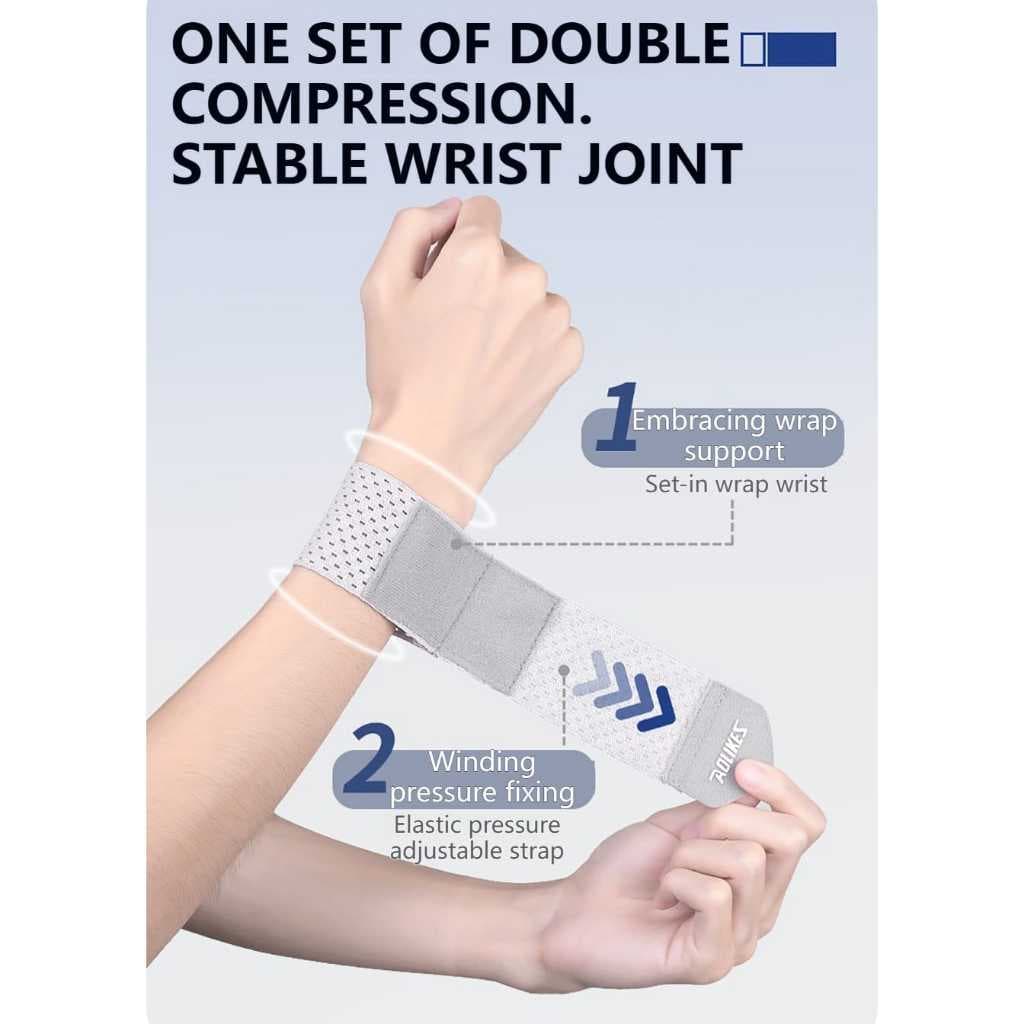 AOLIKES 1543 Wrist Band Hand Wrap Pelindung Pergelangan Lengan Tangan Anti Keseleo Handwrist