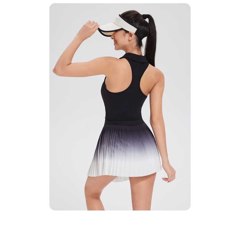 SET Baju Sport Rok Celana Wanita - Outfit Tenis Padel Golf Badminton Setelan Olahraga Wanita SET02