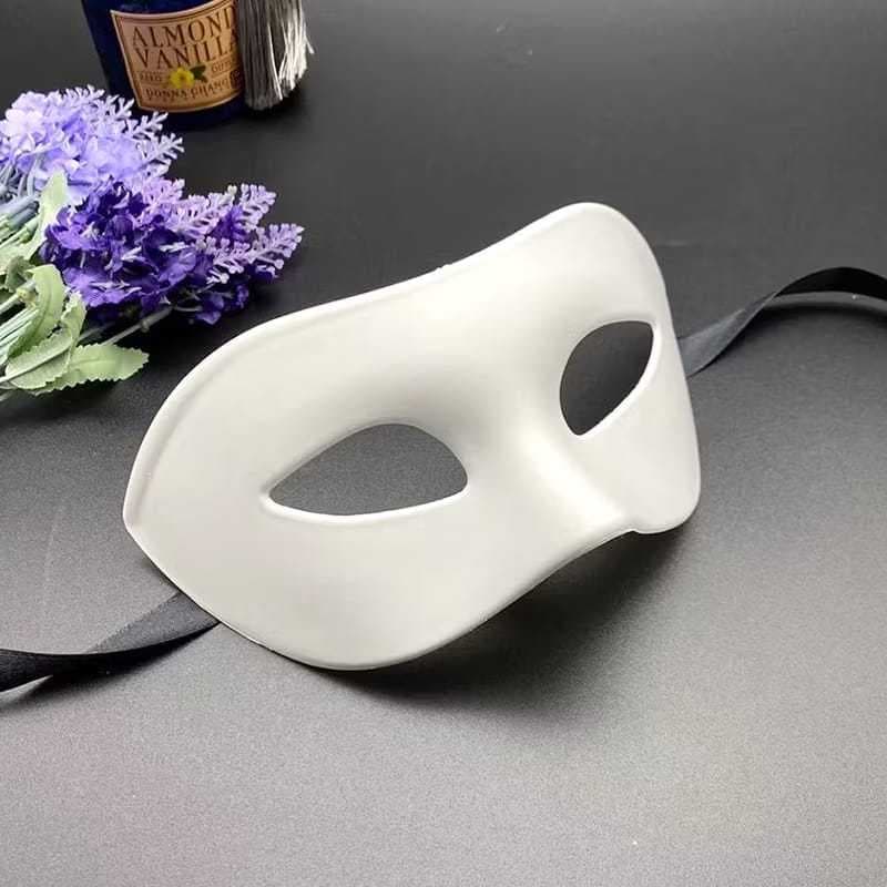 Topeng Pesta Party Mask Topeng Pria Halloween Topeng Wanita - Polos