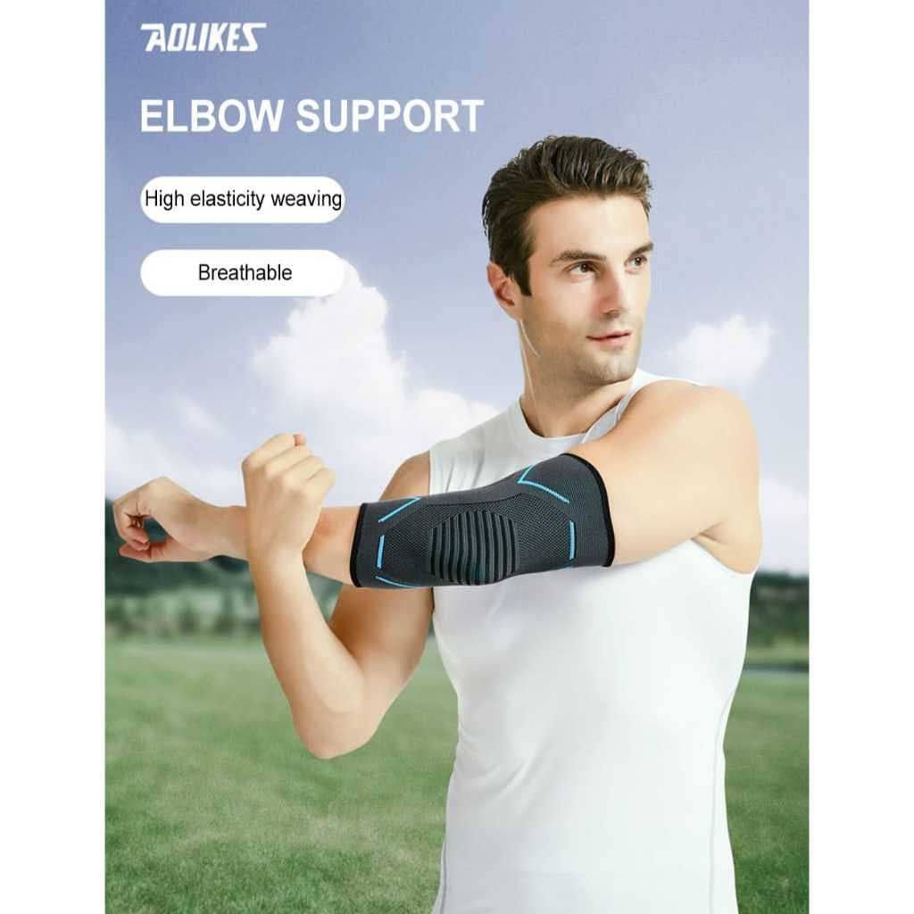 Elbow Support Elbow Pad Deker Dekker Siku Pelindung Siku Olahraga AOLIKES 7540 Gym Fitness Lari