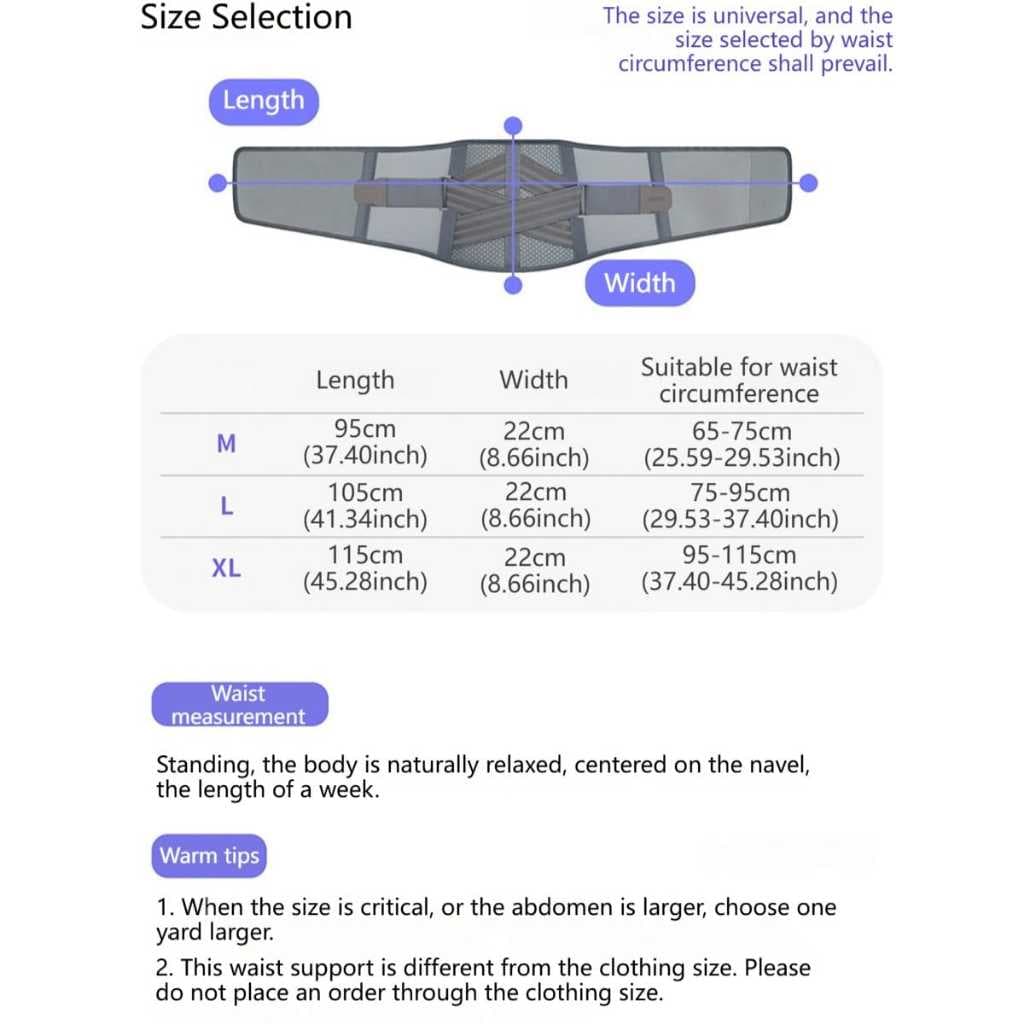 AOLIKES 7898 Sabuk Fitness Gym Weightlifting Belt Back Support Korset Lumbar Penyangga Tulang Belakang Pinggang