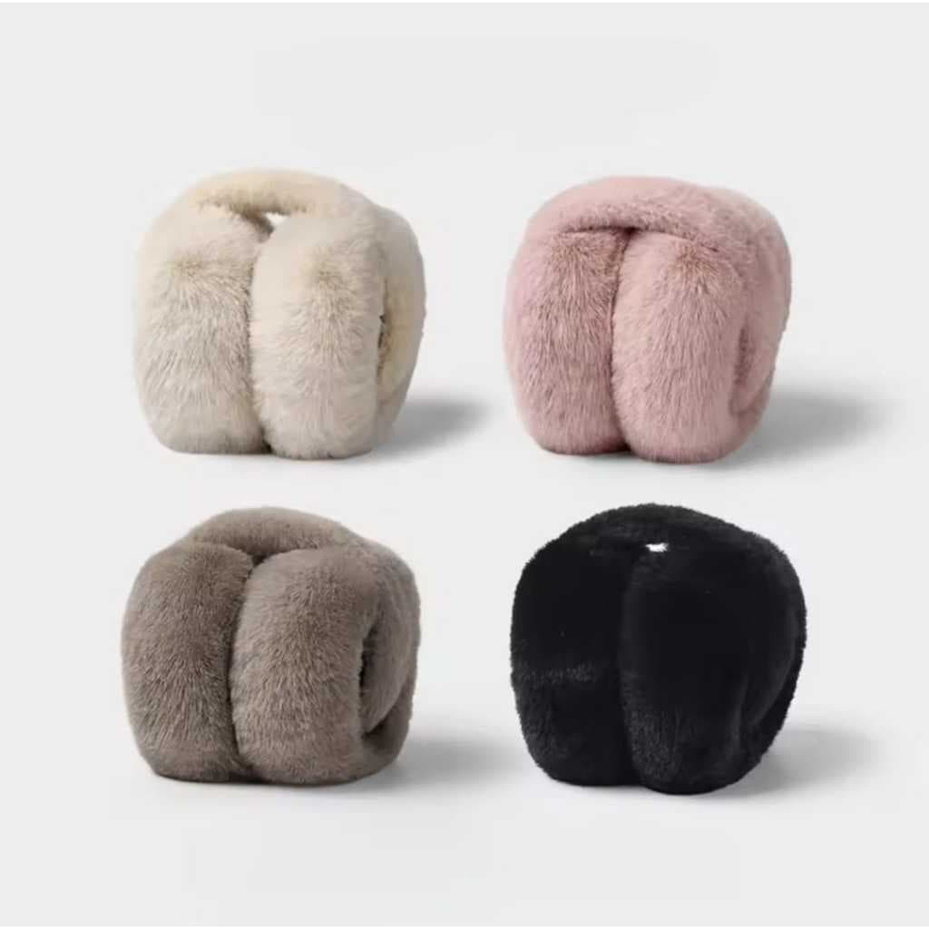Earmuff Penutup Penghangat Telinga Kuping Bulu Musim Dingin Ear Cover Anti Bising