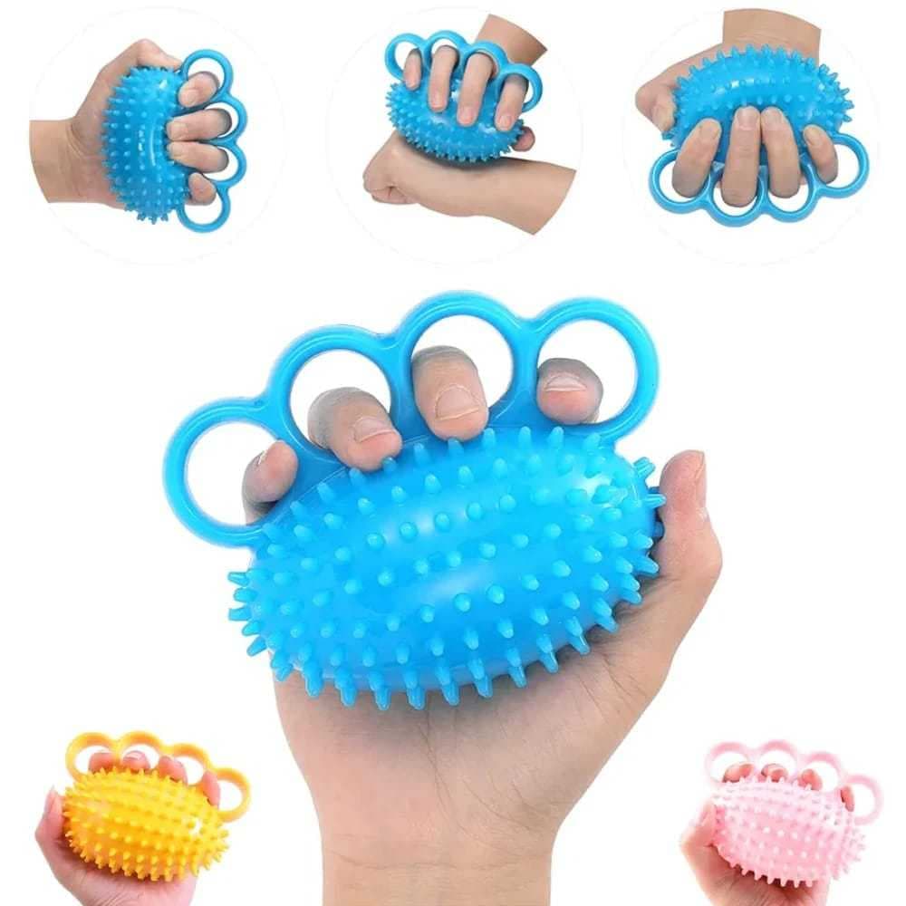 Bola Terapi Tangan Berduri Kesehatan Bola Pijat - Alat Pijat Terapi Stroke Tangan Bola Anti Stress Grip Ball