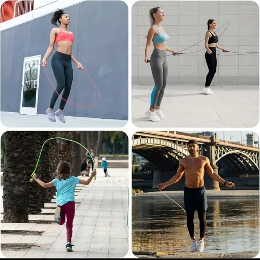 Lompat Tali Skipping Karet Olahraga Dewasa - Tali Lompat Skipping Jump Rope SKIP