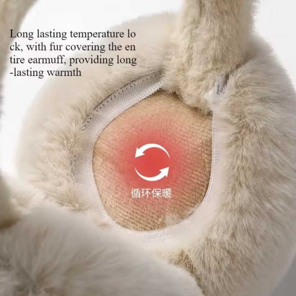 Earmuff Penutup Penghangat Telinga Kuping Bulu Musim Dingin Ear Cover Anti Bising
