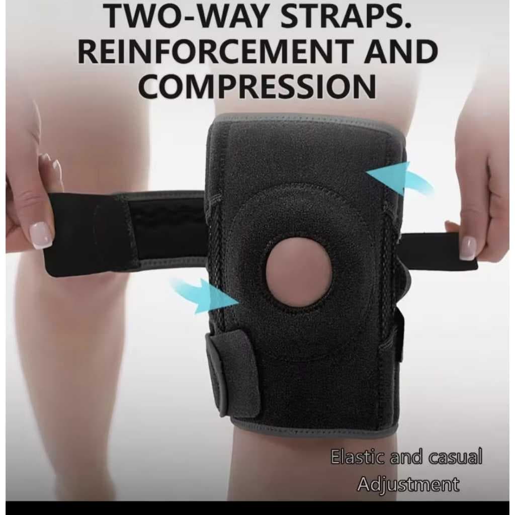 AOLIKES 7613 Knee Support Knee Pad Pelindung Lutut Decker Deker Lutut Cedera Gym Tenis Lari Padel